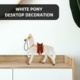 thumbnail image 7 of Raindrops Mini Horse Ornament Desktop Plastic Horse Adornment Home Horse Statue For Tea House, 7 of 7
