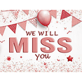 thumbnail image 4 of Decorative Design Goodbye Banner Colorful Theme Miss You Banner Farewell Banner for Retirement Party Going Away Party Office Farewell, 4 of 8