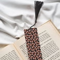 thumbnail image 6 of Kdxio Brown Football On Black Print Metal Tassel Bookmarks,Perfect Gift for Art Lovers and Bookworms Metal Bookmarks for Women, 6 of 8