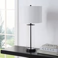 thumbnail image 3 of Everren Desdemona 28" Length Table Lamp- Set of two, Clear and Matte black, 3 of 4