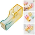 thumbnail image 2 of Acrylic Tape Dispenser Transparent Tape Dispenser Clear Acrylic Desk Dispenser Kit Modern Accessory For The Stylish Desk At Home School, 2 of 9