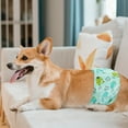 thumbnail image 4 of CSChome Pantalons Physiologiques pour Animaux de Compagnie Pantalons Menstruels pour Animaux Motifs de Dessin Animé Mignons Couches pour Chiens Réutilisables Haute Absorption, 4 of 7
