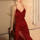 thumbnail image 5 of Gibobby Lencería sexy para mujer, Día de San Valentín Tirantes Pantalones Traje Moda Imitación Seda Impresión Ropa Para El(Rojo,G), 5 of 5