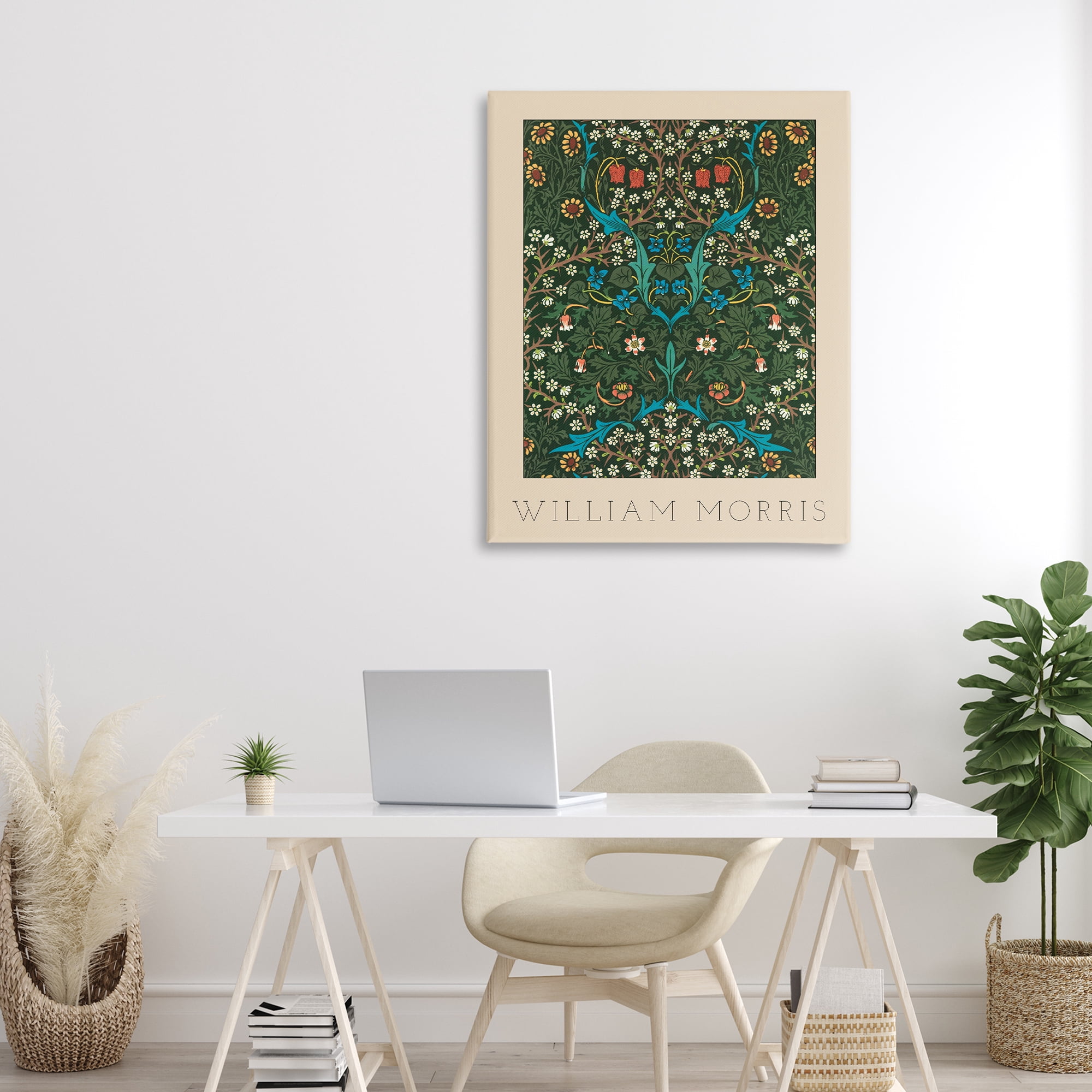 Stupell Industries Ornate Botanicals William Morris Canvas Wall Art, design by Lil' Rue