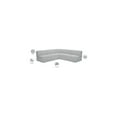 thumbnail image 2 of Meridian Furniture Ollie Grey Boucle Fabric Modular Sectional, 2 of 11