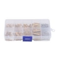 thumbnail image 4 of Kit d'Entretien en Laiton, 260 Pcs Kit d'Espacement d'Entretien Assortiment d'Écrou Boîte Kit d'Écrou Caractéristiques de Pointe, 4 of 14