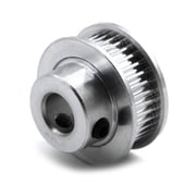 BIBABLYKE 2PCS Set 2GT Aluminum Timing Pulley 20&36 Teeth 6.35mm Bore Synchronous Wheel with 2PCS Length 200mm Width 6mm Belt