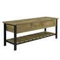 thumbnail image 5 of Pemberly Row 48" Open-Top Storage Bench with Shoe Shelf in Barnwood, 5 of 7