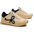 thumbnail image 3 of LUCKY STEP Stylish Retro Casual Comfortable Running Walking Shoes,Beige/Black,Womens, 3 of 6