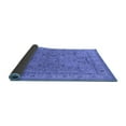 thumbnail image 2 of Ahgly Company Indoor Round Oriental Blue Industrial Area Rugs, 4' Round, 2 of 4