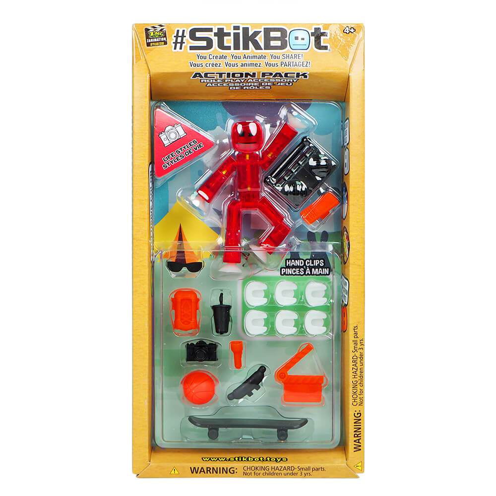 Stikbot, 4 Clear Pack