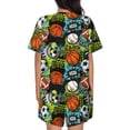 thumbnail image 3 of Xecao Balls print Swimsuit for women, Summer-ready, sporty style.Quick-dry fabric. Many sizes & colors., 3 of 9