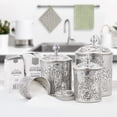 thumbnail image 2 of Old Dutch International Art Nouveau Stainless Steel 4 Piece Kitchen Canister Set, 2 of 2