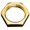 Nut, variant on Brass Hex Lock Nuts Pipe Fitting Flange nut 1/8" 1/4" 3/8" 1/2" 3/4" 1" BSP Female Thread Hexagonal shank cap