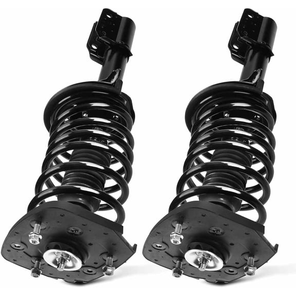 A-Premium Rear Left and Right Strut & Coil Spring Assembly Compatible with Chevrolet Impala 2000 2001 2002 2003, Driver and Passenger Side