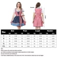 thumbnail image 2 of Women's Dirndl Dress, Dirndl Blouse Traditional Oktoberfest for Oktoberfest Carnival, 2 of 5
