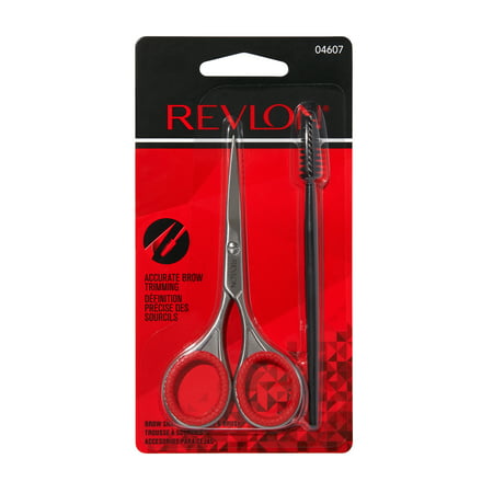 Revlon Satin Finish Eye Lash And Brow Spiral Brush Wand With Trimmer Tools Bundle
