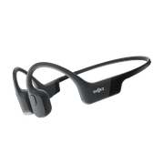 Shokz Open Run Wireless Bone Conduction Sport Headphones with Built-In Mic - Black