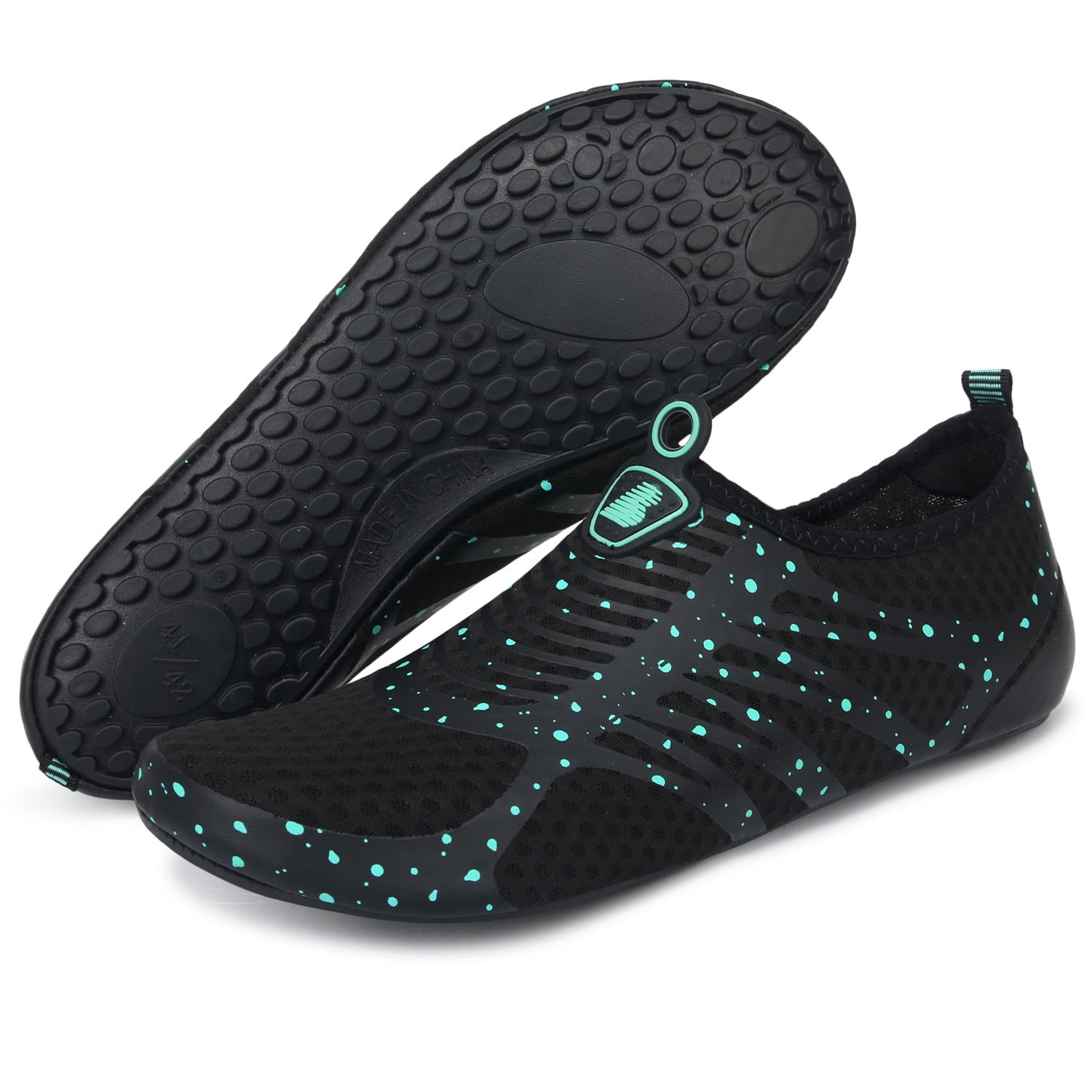 Surf Gear Women's Water Shoes Size 5 6 7 8 9 10 Barefoot NWT Aqua  Beach Black 