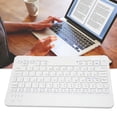 thumbnail image 1 of 10 Inch BT Keyboard, Portable Mini  Keyboard, Silent Slim Small Portable Keyboard with Multimedia Function Keys for IOS Tablet Computer Phone, 1 of 8