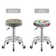 thumbnail image 5 of Balery Flowers and Cactus Fundas de asiento para taburete de bar redondo de tela de terciopelo ajustables que protegen de arañazos y manchas para sillas de 14 a 17 pulgadas.-13 inch, 5 of 7