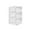 Clear, variant on YIKA Thickened Plastic Shoe Storage Box Organizer Stackable Foldable Installation-Free Shoe Rack Shoe Cabinet with Lid Drop Front Door for Closet Entryway Under Bed Sneaker Organizers and Storage