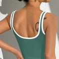 thumbnail image 5 of mgoYE Workout Tank Tops for Women , Racerback Sports Athletic Shirts Camisole Yoga Top(Green,S), 5 of 5