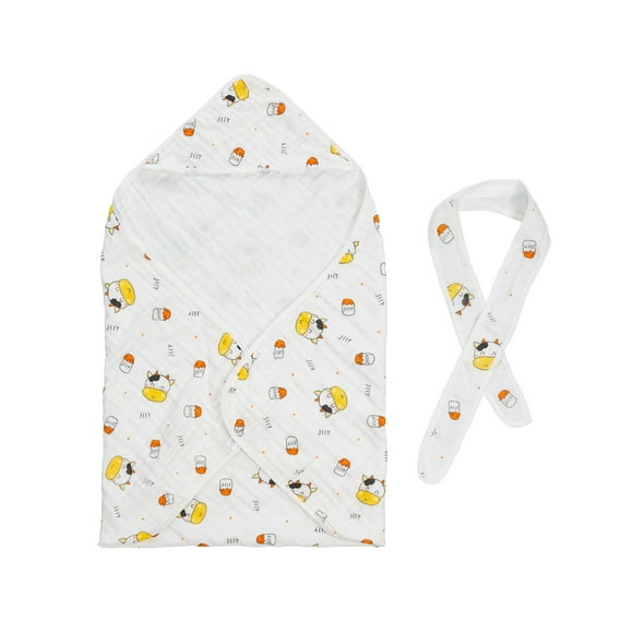 Minimoto Soft Warm Blanket Swaddles for Kids Girl Boy and Toddler,6 Muslin Fleece Plush Minky Receiving Blanket