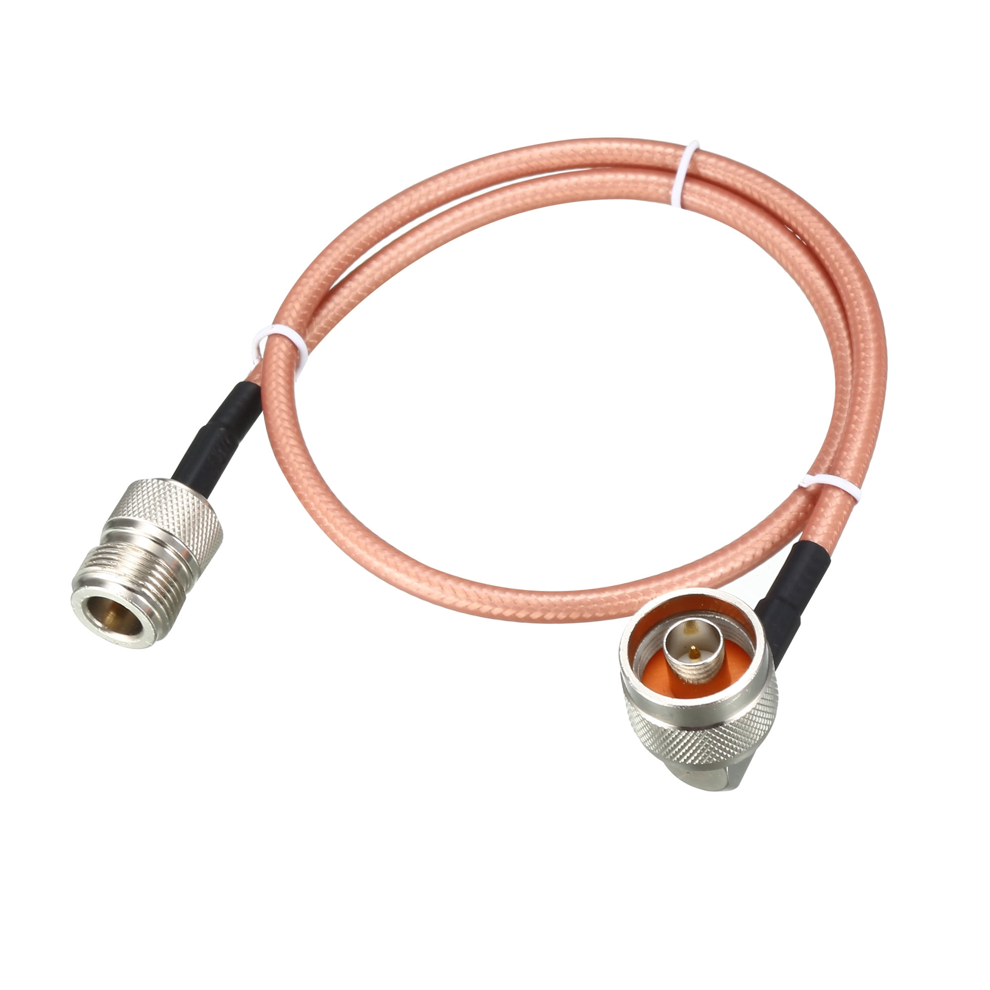 Low Loss RF Coaxial Cable Connection Coax Wire RG142 N Male Right