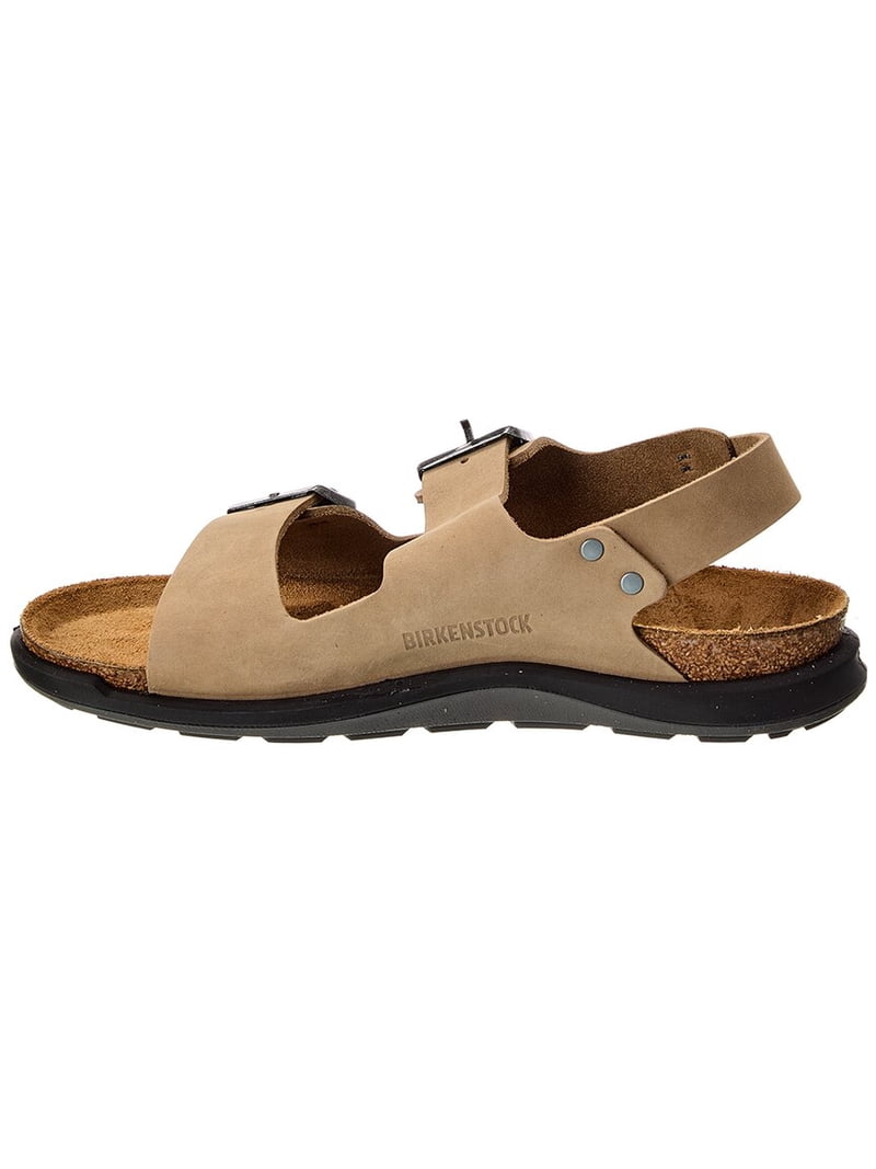 Birkenstock Milano Crosstown Waxy Leather Sandal, 36, Brown