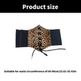 thumbnail image 3 of Fashion Tied Cincher Corset Belt Pattern Elastic Corset Waist Girdle Belt for Theme Event Various Outfit, 3 of 9