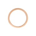 thumbnail image 2 of Princess Cut Diamond Wedding Band in 14K Rose Gold (3/8 cttw) (HI-Color, I3-Clarity), 2 of 3