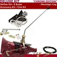 thumbnail image 1 of American Shifter  700R4 Shifter Kit Chrome 23 in. E Brake Cable Trim Kit for DCF76, 1 of 1