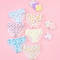 thumbnail image 7 of Hbhpov Girl's Cute Briefs Baby Super Cotton Underwear, 12 Pack , Sizes 2-12, 7 of 7