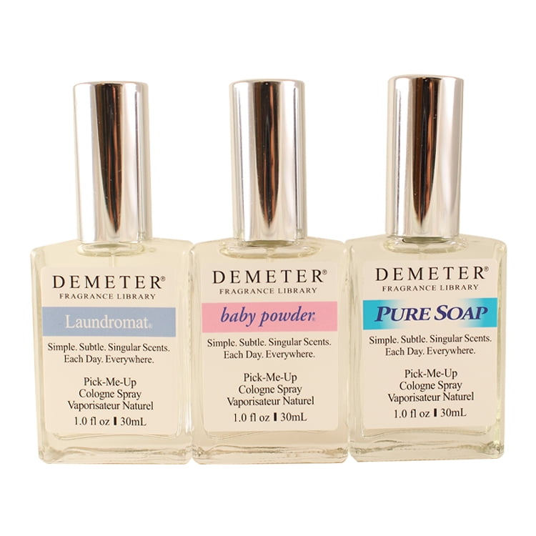 Demeter Clean And Fresh Trio Trio 3 X 1 Oz, Baby Powder + Laundromat