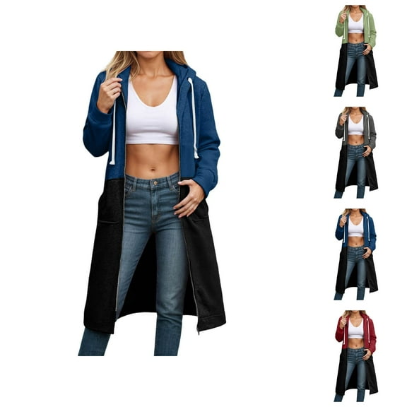 Hoodie for Women Oversized Hoodie Womens Sweatshirt Casual Daily Wear Lightweight Women's Long Sleeve Zip Up Hoodie Lined Winter Warm Oversized Pullover Casual Loungewear Cozy Soft Outerwear Jacket