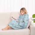 thumbnail image 4 of Princess Pattern Blanket Hoodies for Kids 6-13YR Oversize Wearable Blanket Hoodies for Boys Girls Teens, 4 of 7