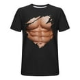 thumbnail image 3 of Fnnxeal Mens White Patriotic T-Shirt American Flag Graphic Tee Vintage Distressed Short Sleeve Crew Neck 4th of July Independence Day Gift Big Tall Sizes,Size L, 3 of 3