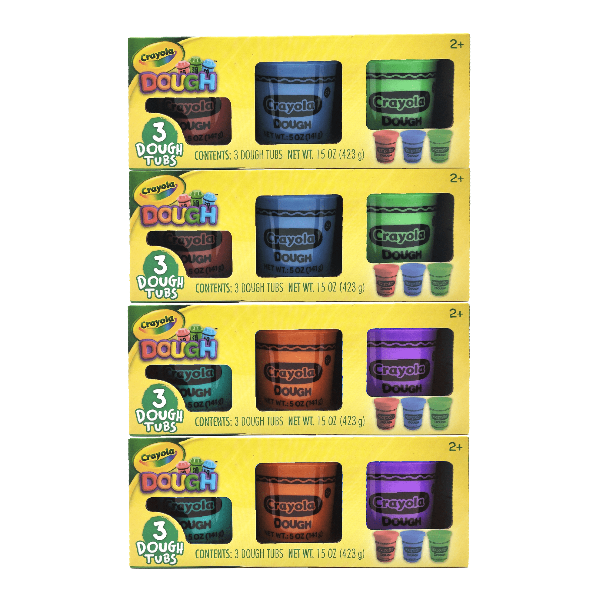 Crayola Dough 12 Pack with 6 Colors, 60oz (Multicolor)