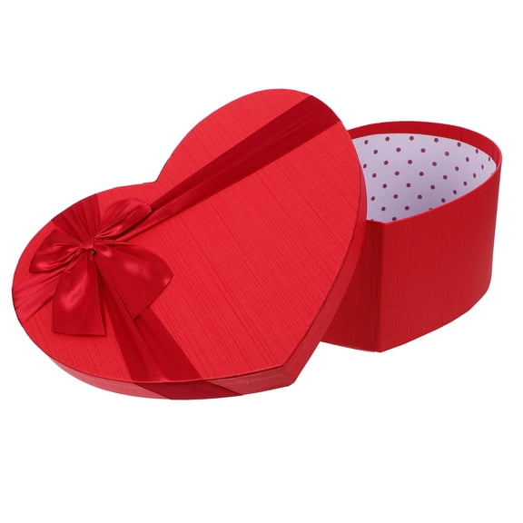 BESTYASH Elegant Red Heart Shaped Box for Valentines Day Flowers Chocolates