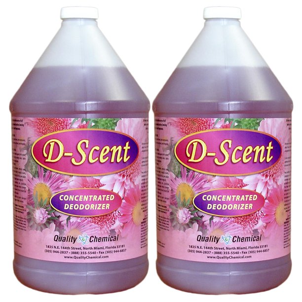DScent Concentrated Floral Deodorizer / 2 gallon case