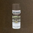 thumbnail image 3 of (2 pack) Autumn Brown, Rust-Oleum Stops Rust Multi-Color Textured Spray Paint-223523, 12 oz, 3 of 11