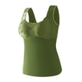 thumbnail image 2 of Ropa interior térmica para mujer, sujetador sin espalda de encaje de color cálido de invierno con almohadillas extraíbles, ropa interior integrada con forro polar, capa base, ropa interior cálida, suj, 2 of 6