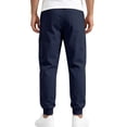 thumbnail image 4 of Afuyipoi Mens Lightweight Sport Pants Casual Elastic Waist Drawstring Jogger Pants with Pockets Navy Size 2XL, 4 of 8