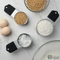 thumbnail image 4 of 16-Piece Magnetic Measuring Cups And Spoons Set, Stainless Steel Stackable Design With Leveler For Dry & Liquid Ingredients, Baking & Cooking Essentials​,Black, 4 of 7