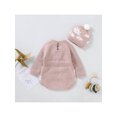 thumbnail image 3 of Seyurigaoka 2Pcs Baby Girls Knitted Sweater Romper Jumpsuit Fall Winter Clothes, 3 of 9