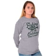 thumbnail image 4 of Angler Fishing Humor Easy Hard Catch Long Sleeve TShirt Men Women Brisco Brands S, 4 of 6