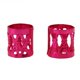 thumbnail image 4 of 50 Piezas de Color Dreadlock Platting Braiding Hair Bead Cuff Hollow Clip - fushcia, 8mm Sunnimix Cuentas de pelo trenzado, 4 of 8