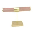 thumbnail image 1 of Soporte para presentación de joyería, organizador de joyas de terciopelo rosa para vestidor, hogar y dormitorio Estilo A, 1 of 8