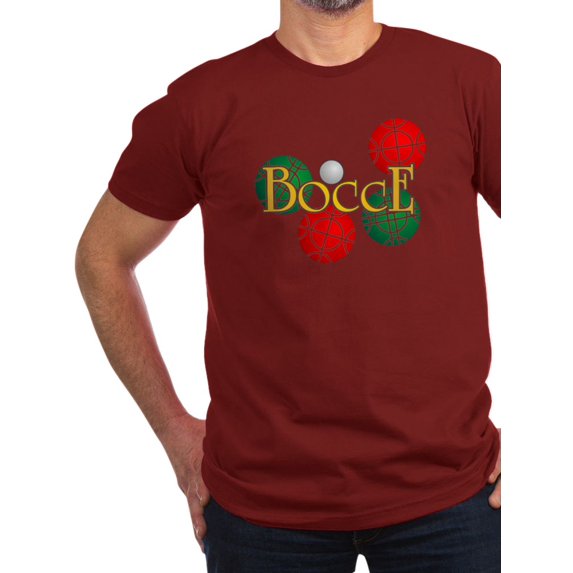 CafePress - Bocce Men's Fitted T Shirt (Dark) - Men's Fitted T-Shirt